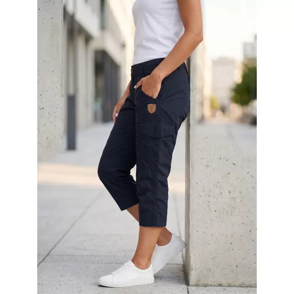  Pantaloni 3/4 dama SAM 73 SHELLA WK 779 ALBASTRU ÎNCHIS 
