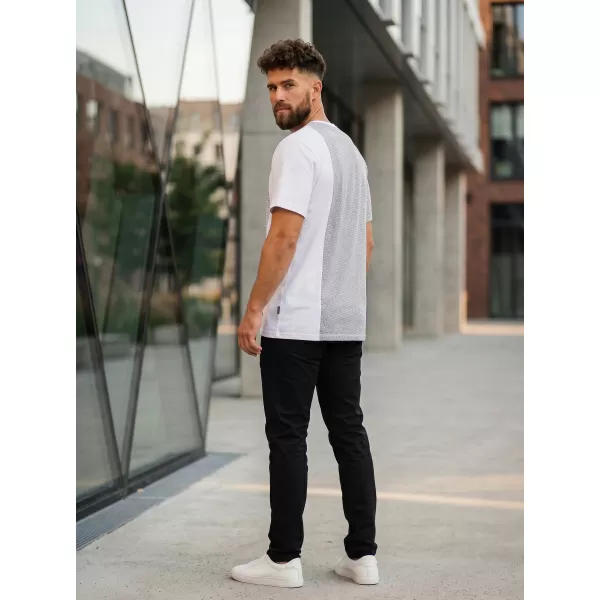 Tricou bărbătesc cu mâneci scurte SAM 73 PAUL MT 795 ALB 
