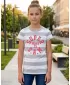 Tricou fetita cu maneca scurta SAM 73 SIOBHAN GT 561 GRI DESCHIS