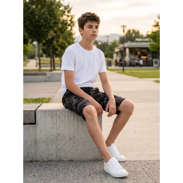  Pantaloni scurți pentru băieți SAM 73 SPENCER BS 534 NEGRU 