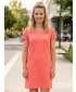 Rochie SAM 73 KIRSTEN WZ 801 PORTOCALIU DESCHIS