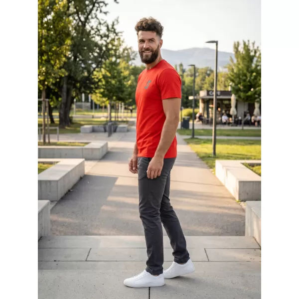 Tricou bărbătesc cu mâneci scurte SAM 73 DOUGALL MT 801 ROŞU 