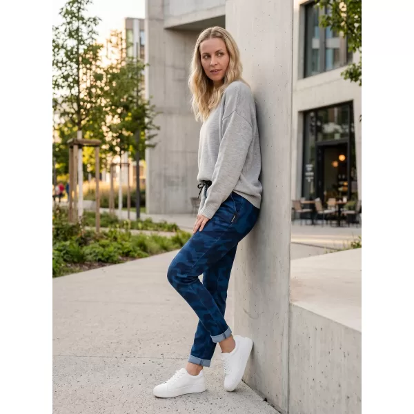  Pantaloni de dama SAM 73 IVY WK 778 ALBASTRU ÎNCHIS 
