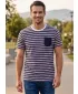 Tricou bărbătesc cu mâneci scurte SAM 73 MARTIN MT 794 ALB