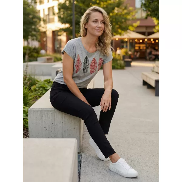 Tricou pentru femei cu mâneci scurte SAM 73 PENELOPE WT 861 GRI 
