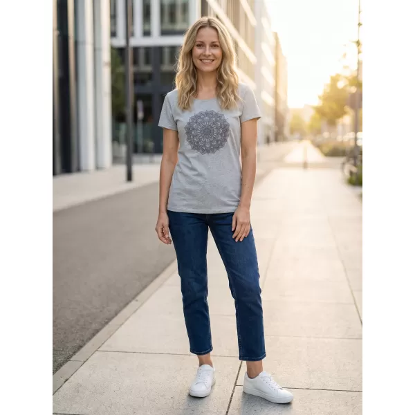  Tricou pentru femei cu mâneci scurte SAM 73 DEBORAH WT 845 GRI DESCHIS 