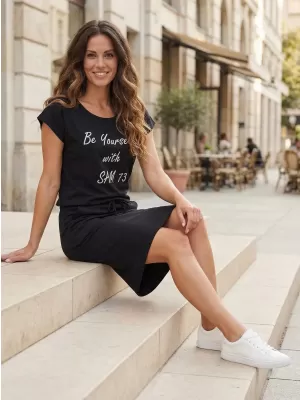 Rochie SAM 73 NATALIE WZ 803 NEGRU