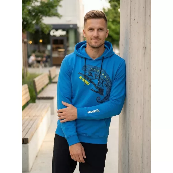  Hanorac pentru bărbați ALTISPORT ALM017AL304 ALBASTRU 