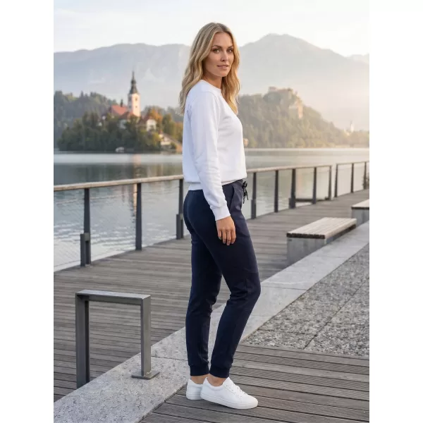  Pantaloni de trening pentru femei SAM 73 ANGELICA WK 777 ALBASTRU ÎNCHIS 
