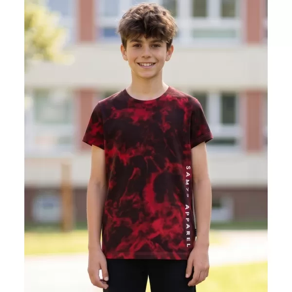  Tricou băiat cu mâneci scurte SAM 73 SYLVESTER BT 559 ROŞU 