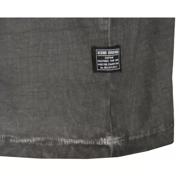  Tricou pentru bărbați KIXMI NIREL GRI INCHIS 