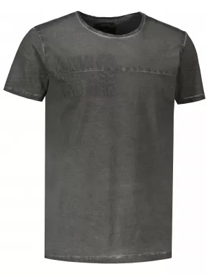 Tricou pentru bărbați KIXMI NIREL GRI INCHIS