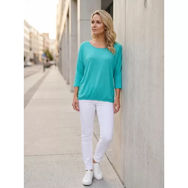  Tricou dama cu maneci 3/4 SAM 73 GLADYS WT 865 VERDE NEON 