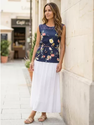 Tricou pentru femei KIXMI NARISSA ALBASTRU INCHIS