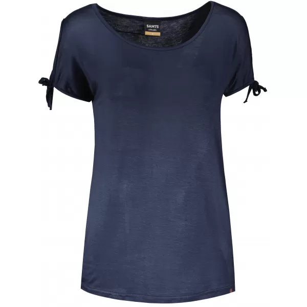  Tricou dama cu maneca scurta SAM 73 FELICIA WT 854 ALBASTRU ÎNCHIS 