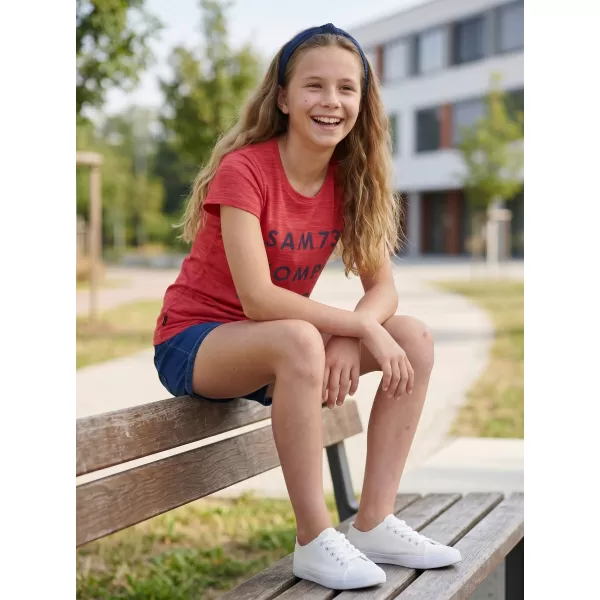  Tricou fetita cu maneca scurta SAM 73 ABLAKA GT 568 ROZ APRINS 