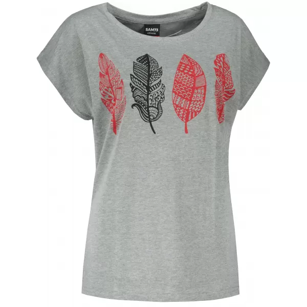  Tricou pentru femei cu mâneci scurte SAM 73 PENELOPE WT 861 GRI 