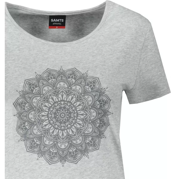  Tricou pentru femei cu mâneci scurte SAM 73 DEBORAH WT 845 GRI DESCHIS 