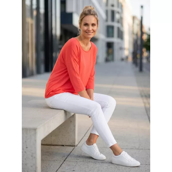  Tricou dama cu maneci 3/4 SAM 73 GLADYS WT 865 ROZ APRINS 