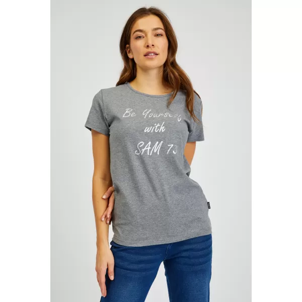  Tricou dama cu maneca scurta SAM 73 RENÉE WT 842 GRI 