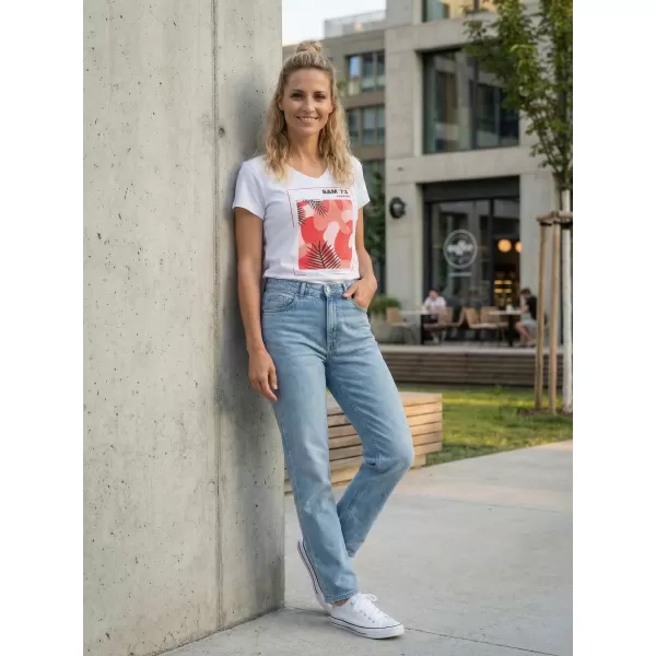  Tricou dama cu maneca scurta SAM 73 ILDA WT 855 ALB 