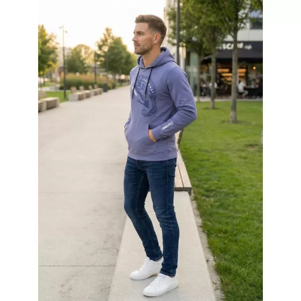  Hanorac pentru bărbați ALTISPORT ALM017AL304 DENIM 