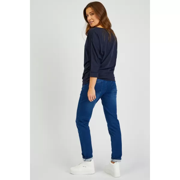  Tricou dama cu maneci 3/4 SAM 73 VIVIAN WT 863 ALBASTRU ÎNCHIS 