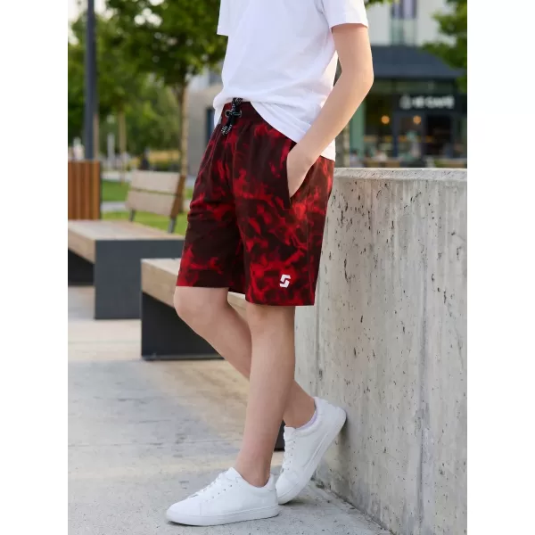  Pantaloni scurți pentru băieți SAM 73 GRAHAM BS 537 ROŞU 