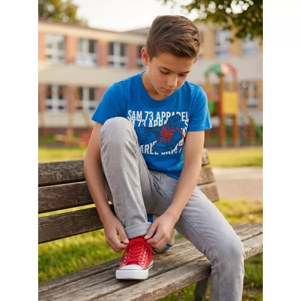  Băiat t -hirt cu mâneci scurte SAM 73 PETER BT 562 ALBASTRU STRĂLUCITOR 