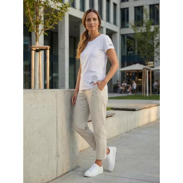  Tricou dama cu maneca scurta SAM 73 BETHANY WT 846 ALB 