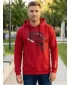 Hanorac pentru bărbați ALTISPORT ALM017AL304 ROȘU