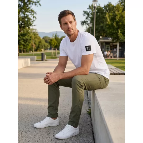  Tricou bărbătesc cu mâneci scurte SAM 73 FREDDIE MT 791 ALB 