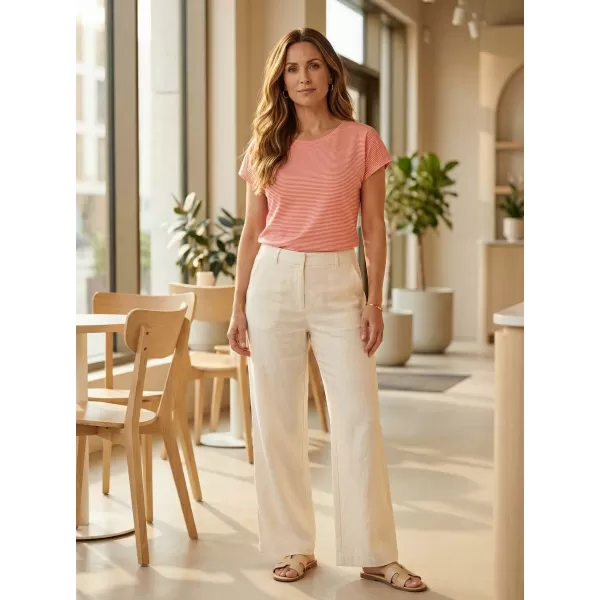  Tricou dama cu maneca scurta SAM 73 CELESTE WT 852 PORTOCALIU DESCHIS 