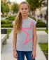 Tricou fetita cu maneca scurta SAM 73 KATHERINE GT 559 GRI DESCHIS