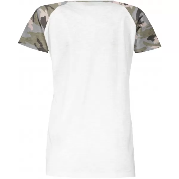  Tricou dama cu maneca scurta SAM 73 ROSE WT 850 ALB 