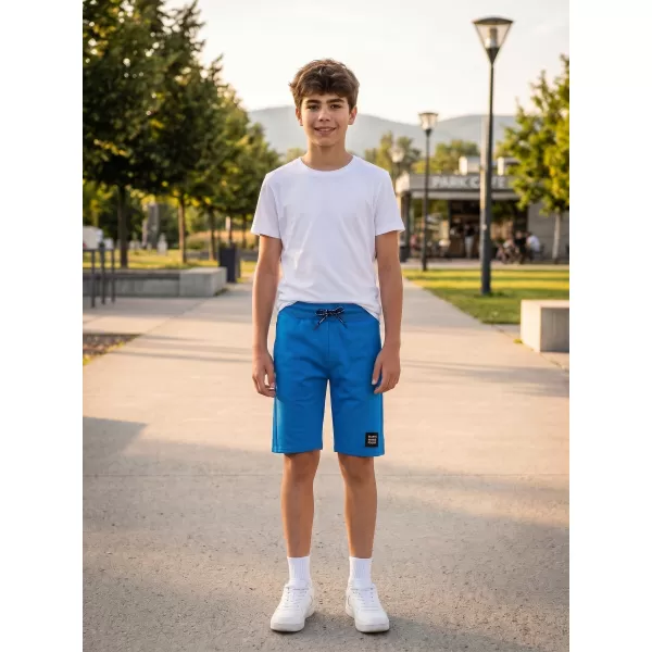  Pantaloni scurți pentru băieți SAM 73 SAF BS 538 ALBASTRU STRĂLUCITOR 