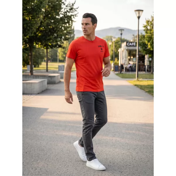  Tricou bărbătesc cu mâneci scurte SAM 73 TERENCE MT 797 ROŞU 