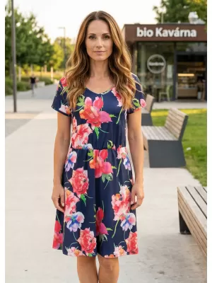 Rochie KIXMI NOLLIE ALBASTRU INCHIS