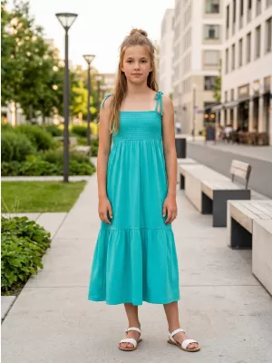 Rochie de fetiță SAM 73 CHARITY GZ 540 VERDE NEON