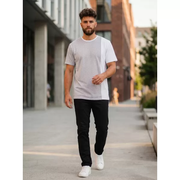  Tricou bărbătesc cu mâneci scurte SAM 73 PAUL MT 795 ALB 