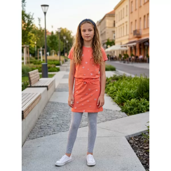  Rochie de fetiță SAM 73 WELO GZ 538 PORTOCALIU DESCHIS 
