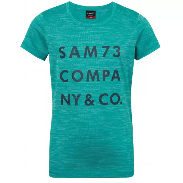  Tricou fetita cu maneca scurta SAM 73 ABLAKA GT 568 TURCOAZ 