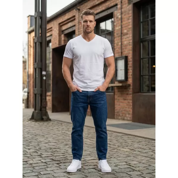  Tricou bărbătesc cu mâneci scurte SAM 73 LEONARD MT 793 ALB 