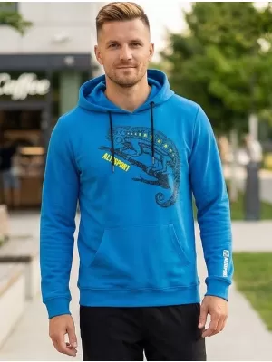 Hanorac pentru bărbați ALTISPORT ALM017AL304 ALBASTRU
