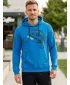 Hanorac pentru bărbați ALTISPORT ALM017AL304 ALBASTRU