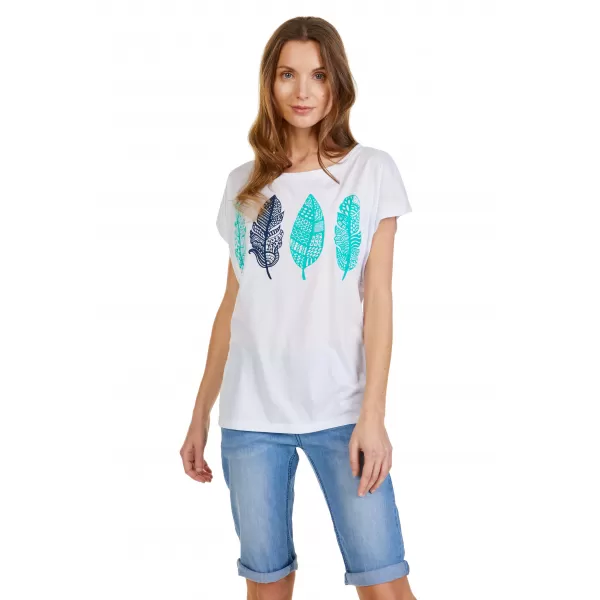  Tricou pentru femei cu mâneci scurte SAM 73 PENELOPE WT 861 ALB 