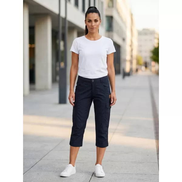  Pantaloni 3/4 dama SAM 73 SHELLA WK 779 ALBASTRU ÎNCHIS 