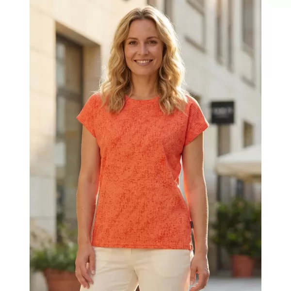  Tricou dama cu maneca scurta SAM 73 VERONICA WT 843 PORTOCALIU DESCHIS 