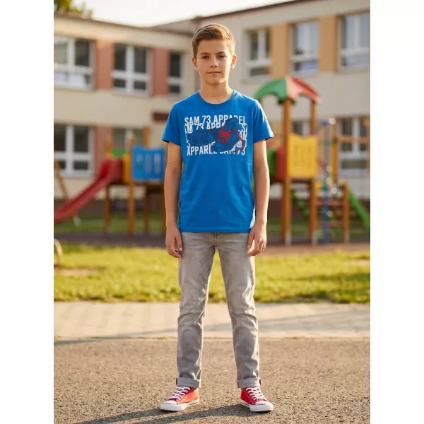  Băiat t -hirt cu mâneci scurte SAM 73 PETER BT 562 ALBASTRU STRĂLUCITOR 
