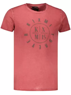 Tricou pentru bărbați KIXMI NADIR BURGUNDIA